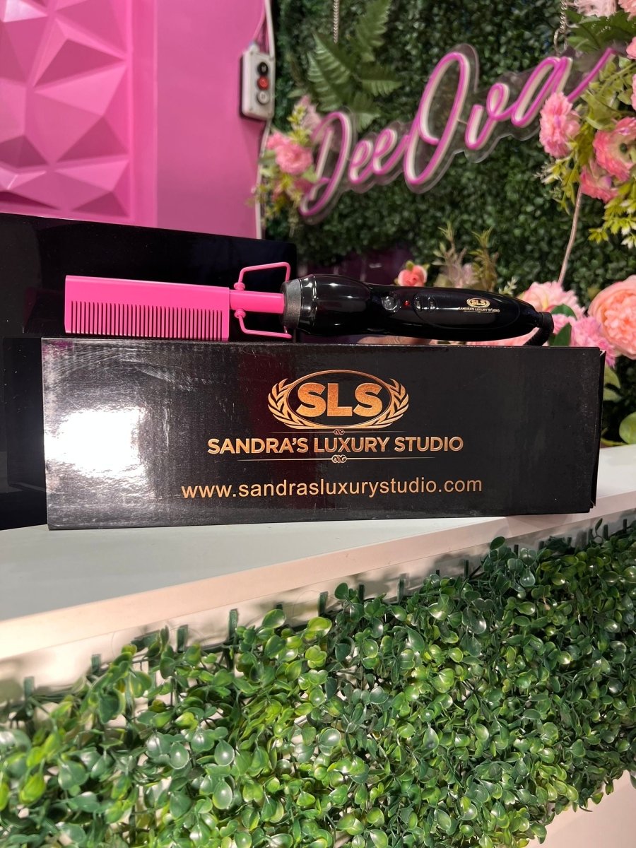 Hot Iron Comb - Sandras Luxury Studiosblack
